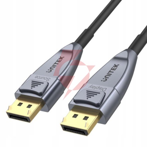 Unitek kabel optyczny displayport 1.4 aoc 8k 10m