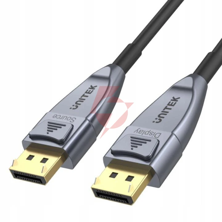 Unitek kabel optyczny displayport 1.4 aoc 8k 10m