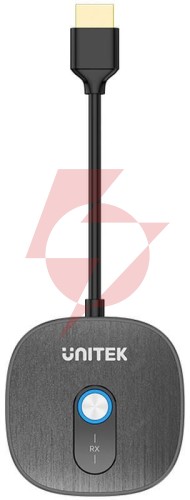 Unitek dodatkowy odbiornik bezprzewodowy hdmi do nadajnika v1711a, czarny