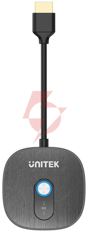 Unitek dodatkowy odbiornik bezprzewodowy hdmi do nadajnika v1711a, czarny