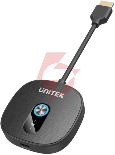 Unitek dodatkowy odbiornik bezprzewodowy hdmi do nadajnika v1711a, czarny