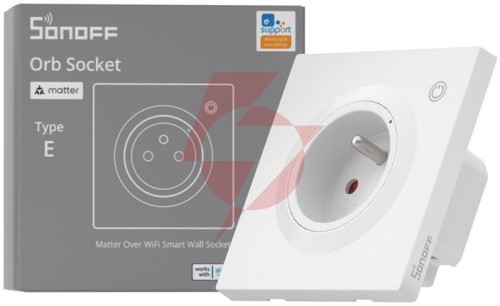 Inteligentne gniazdko ścienne sonoff ws01tpe-e wifi (typ e)