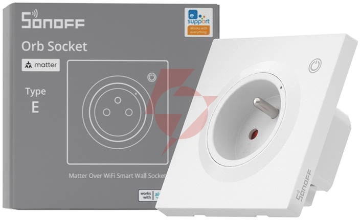 Inteligentne gniazdko ścienne sonoff ws01tpe-e wifi (typ e)
