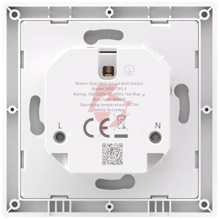 Inteligentne gniazdko ścienne sonoff ws01tpe-e wifi (typ e)
