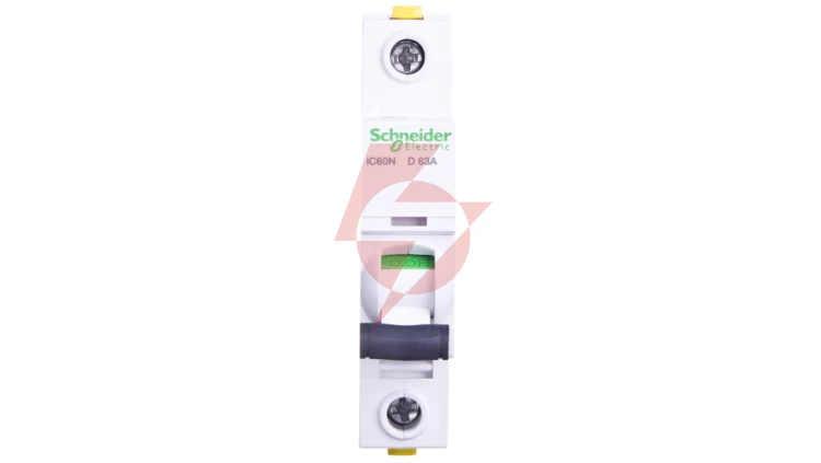 Wyłącznik nadprądowy 1P D 63A 6kA AC iC60N-D63 Acti9 A9F05163