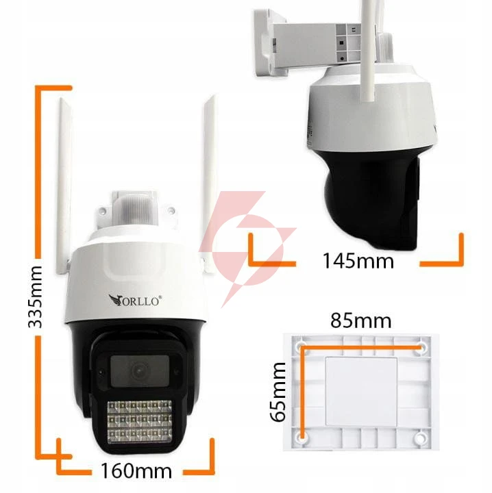 Kamera ip orllo n2 pt 3mp 4g lte