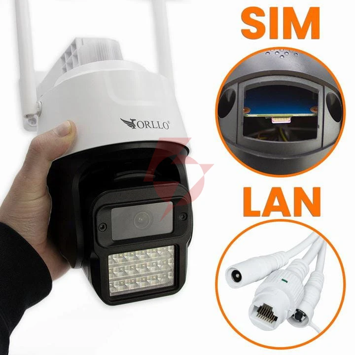 Kamera ip orllo n2 pt 3mp 4g lte