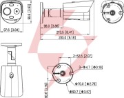 Kamera ip dahua tpc-bf1241-lb7f6-dw-s8-v1