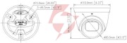 Kamera ip 8 mpx 2.8 mm honeywell hc25ce8r1-v