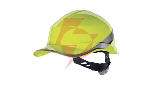 Hełm budowlany żółty z ABS, rozmiar regulowany DIAM5JAFL