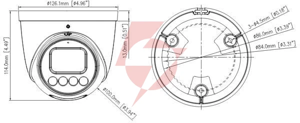 Kamera ip 5 mpx 2.7–13.5 mm motozoom honeywell hc25ce5r2-v