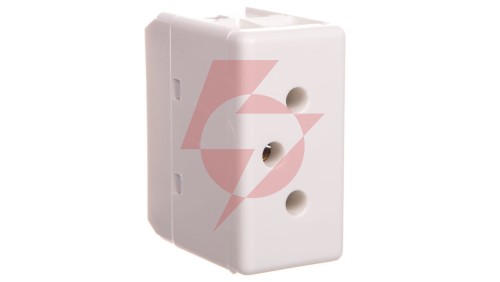 Gniazdo 3P 10A 250V SWISS STD-TYPE biały GW20351