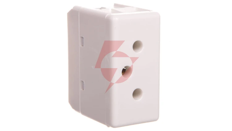 Gniazdo 3P 10A 250V SWISS STD-TYPE biały GW20351
