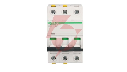 Wyłącznik nadprądowy 3P D 20A 6kA AC iC60N-D20-3 Acti9 A9F05320