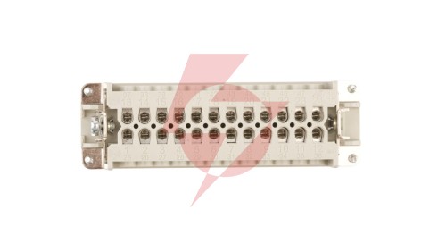 Wkład złącza 24P+PE żeński 16A 500V EPIC H-BE 24 BS 10197000