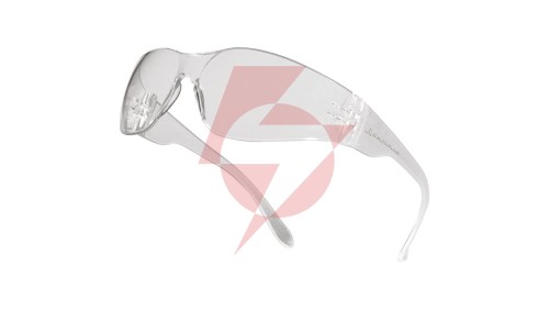 Okulary ochronne z poliwęglanu bezbarwne UV400 BRAVA2 CLEAR BRAV2IN