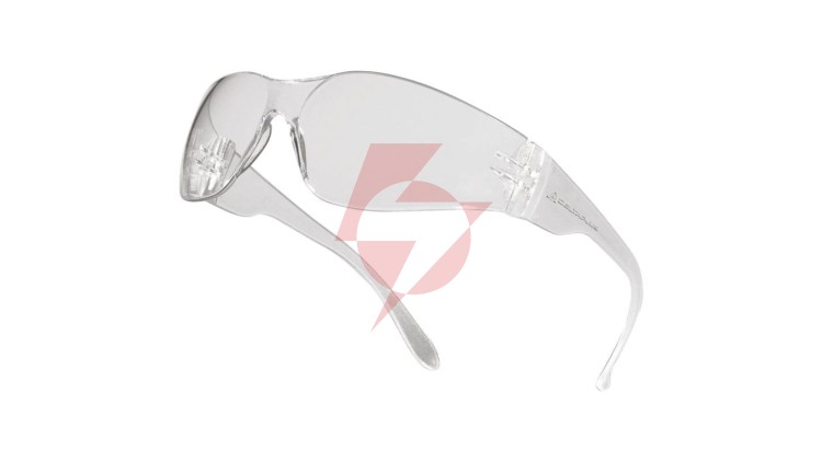 Okulary ochronne z poliwęglanu bezbarwne UV400 BRAVA2 CLEAR BRAV2IN