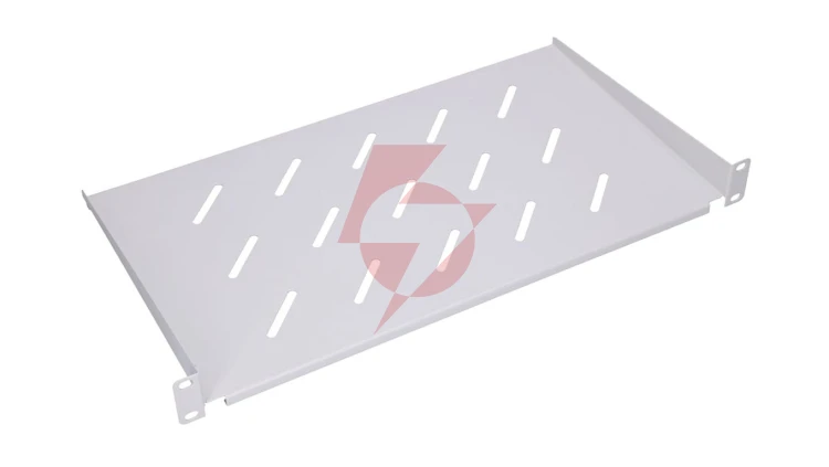 Półka 19, do szaf wiszących Extralink 1U 350mm Szara