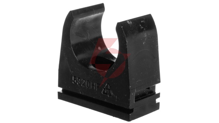 Uchwyt UV fi20mm czarny 5320HF FB /100szt./