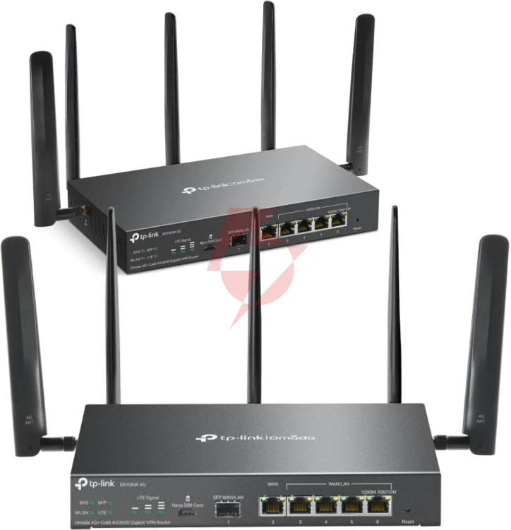 Router tp-link 4g lte cat6 omada ax3000 (er706w-4g)