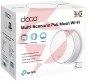 Domowy system wi-fi mesh tp-link deco x50-poe(2-pack)