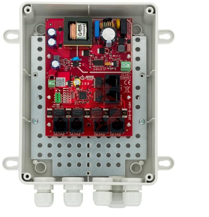 Switch 5-portowy poe atte ipb-5-10a-m2