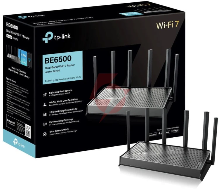 Router tp-link archer be400 wi-fi 7, be6500