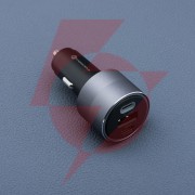 Ładowarka samochodowa forcell f-energy 65 w 2x usb-c 1x usb-a pd 3.0 qc 4.0 szara