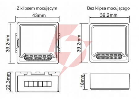 Moduł oxt mini przekaźnik beznapięciowy ac 230v dc 5v 12-48v wifi tuya