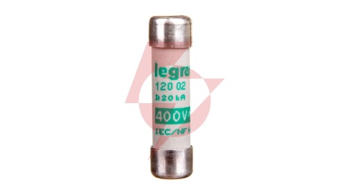 Wkładka bezpiecznikowa cylindryczna 8x32mm 2A aM 400V 012002