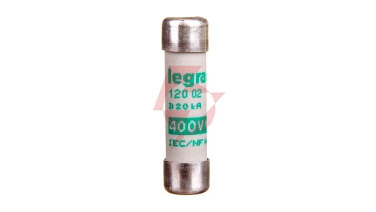 Wkładka bezpiecznikowa cylindryczna 8x32mm 2A aM 400V 012002