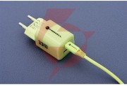Ładowarka sieciowa forcell f-energy gan iii vt-41 33 w 1x usb-c 1x usb-a pd 3.0 qc 4.0 zielona