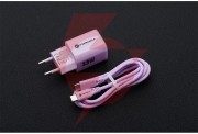 Ładowarka sieciowa forcell f-energy gan iii vt-41 33 w 1x usb-c 1x usb-a pd 3.0 qc 4.0 fioletowa