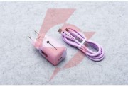 Ładowarka sieciowa forcell f-energy gan iii vt-41 33 w 1x usb-c 1x usb-a pd 3.0 qc 4.0 fioletowa