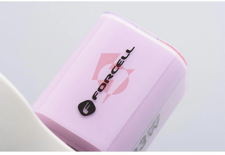 Ładowarka sieciowa forcell f-energy gan iii vt-41 33 w 1x usb-c 1x usb-a pd 3.0 qc 4.0 fioletowa