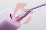 Ładowarka sieciowa forcell f-energy gan iii vt-41 33 w 1x usb-c 1x usb-a pd 3.0 qc 4.0 fioletowa