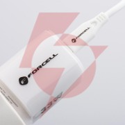 Ładowarka sieciowa forcell f-energy gan iii vt-41 33 w 1x usb-c 1x usb-a pd 3.0 qc 4.0 biała