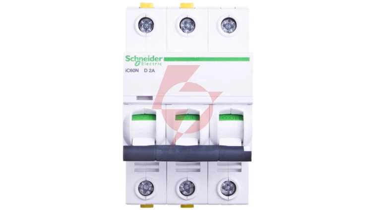 Wyłącznik nadprądowy 3P D 2A 6kA AC iC60N-D2-3 Acti9 A9F05302