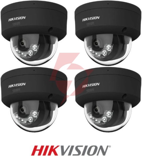 Kamera ip hikvision ds-2cd2147g3-lis2uy 2.8mm black pl opakowanie zbiorcze 4szt.