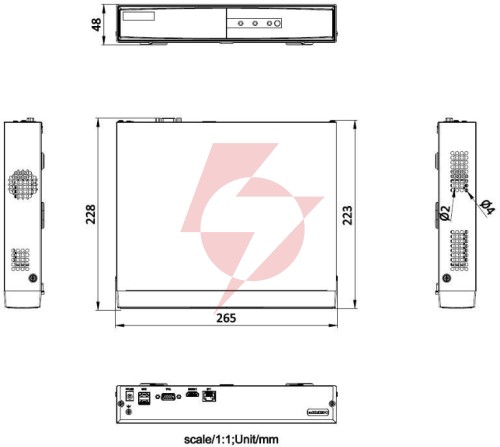 Rejestrator ip hikvision ds-7108ni-q1/m (d)