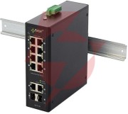 Switch przemysłowy poe pulsar isfg108 (8xpoe, 2xsfp, 2xrj45)