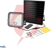 Naświetlacz solarny led bemko solpar 10w 1500lm 3000/4000k ip65 czarny cz. pir