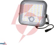 Naświetlacz solarny led bemko solpar 10w 1500lm 3000/4000k ip65 czarny cz. pir