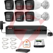 Zestaw monitoringu hilook 6x ipc-b140ha-lu z dyskiem 2tb