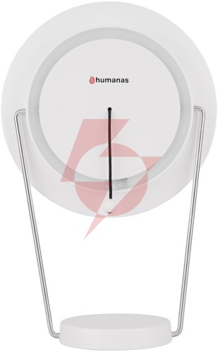 Lusterko do makijażu humanas hs-ml01 z podświetleniem led - biały