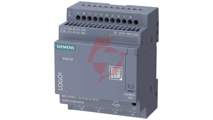 Moduł logiczny 12/24RCEo bez wyświetlacza 12/24V DC Ethernet MQTT 800 bloków LOGO! 9 6ED1052-2MD08-0BA3