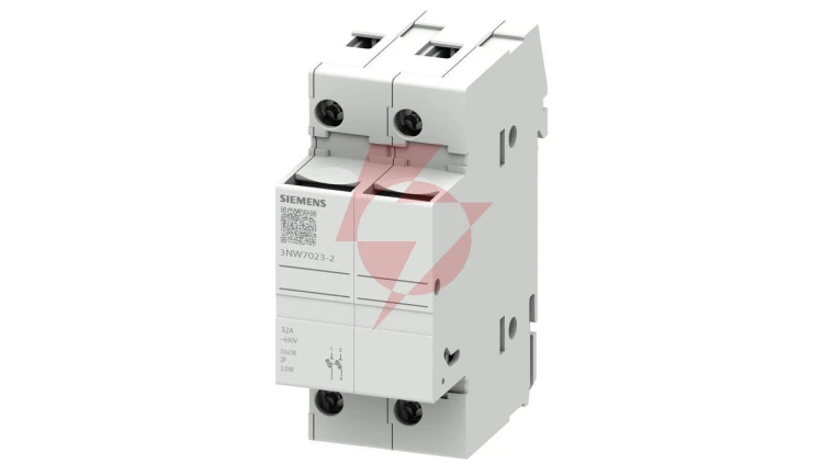 Podstawa bezpiecznikowa do wkładek cylindrycznych 10×38 mm 32A 2P 3NW7023-2
