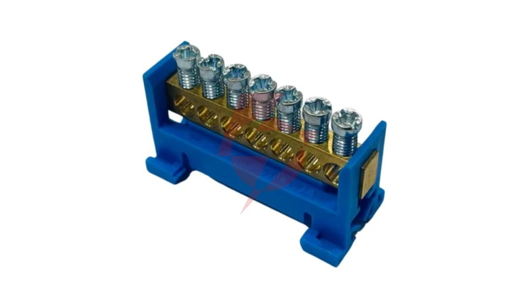 Listwa zaciskowa neutralna N7 kolor niebieski 7x16mm² MAD0007N33