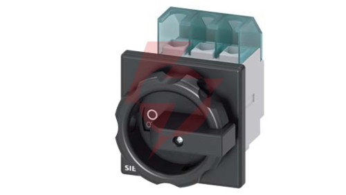 Rozłącznik główny 3P 25A 9.5kW AC23A 400V pokr czarne montaż tablicowy 4 otwory 3LD2103-0TK51