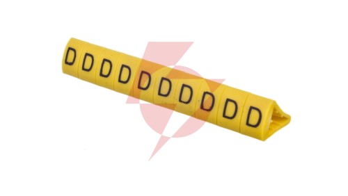 Oznacznik przewodów OZ-2/D żółty E04ZP-01020401500 /100szt./